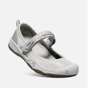 KEEN Moxie Girls Mary Jane Silver Shoes 12